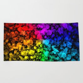 Rainbow Bubbles Beach Towel