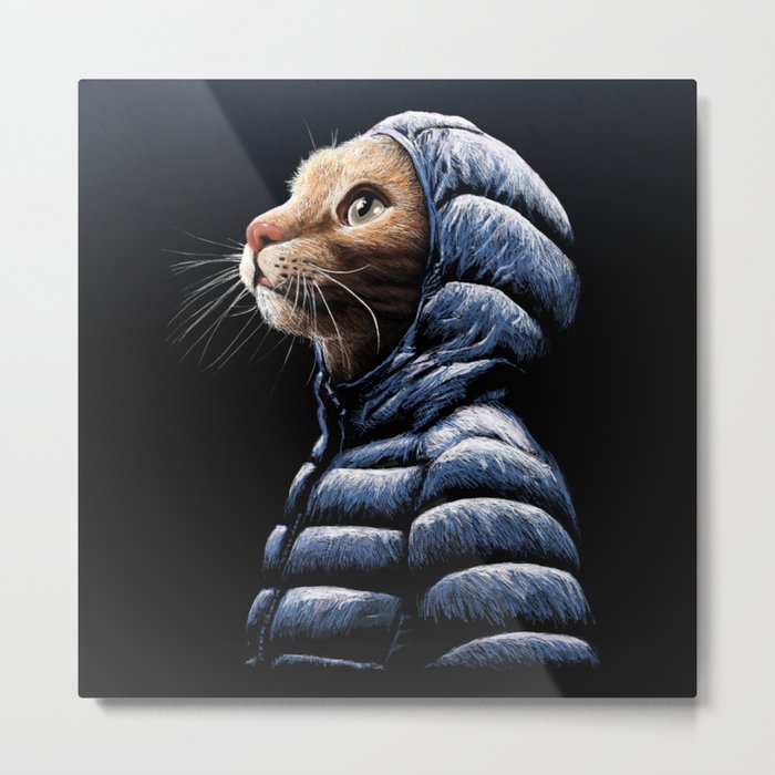 COOL CAT Metal Print