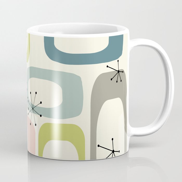 Mid Century Modern Shapes #society6 #buyart Coffee Mug