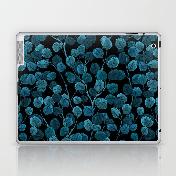 Eucalyptus in blue Laptop & iPad Skin