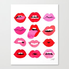 Lips of Love Canvas Print