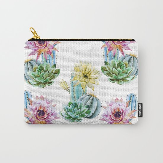 Cactus Pattern 06 Carry-All Pouch