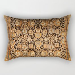 Antique Persian Malayer Rug Print Rectangular Pillow