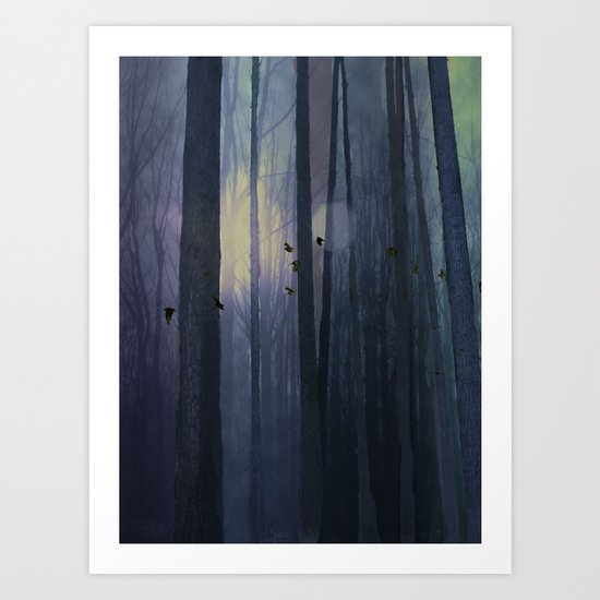 Midnight migration Art Print