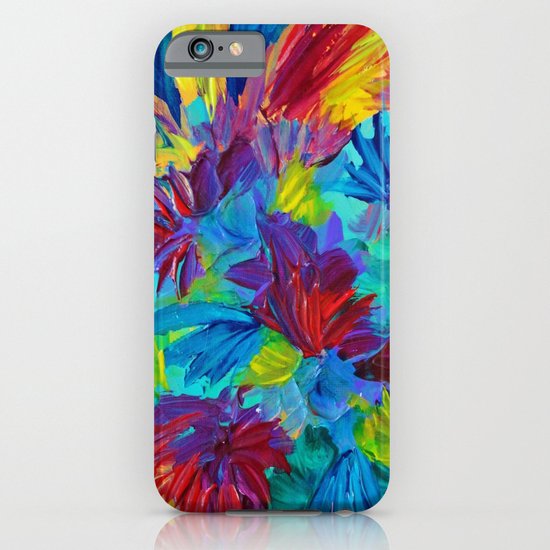 TUTTI FRUTTI - Fruit Punch Floral Bouquet Flowers Bright Bold Colorful Painting Romantic Rainbow iPhone & iPod Case