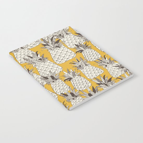 pineapple sunshine yellow Notebook