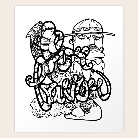 Por favor Art Print