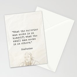 Confucius mnscp Stationery Card