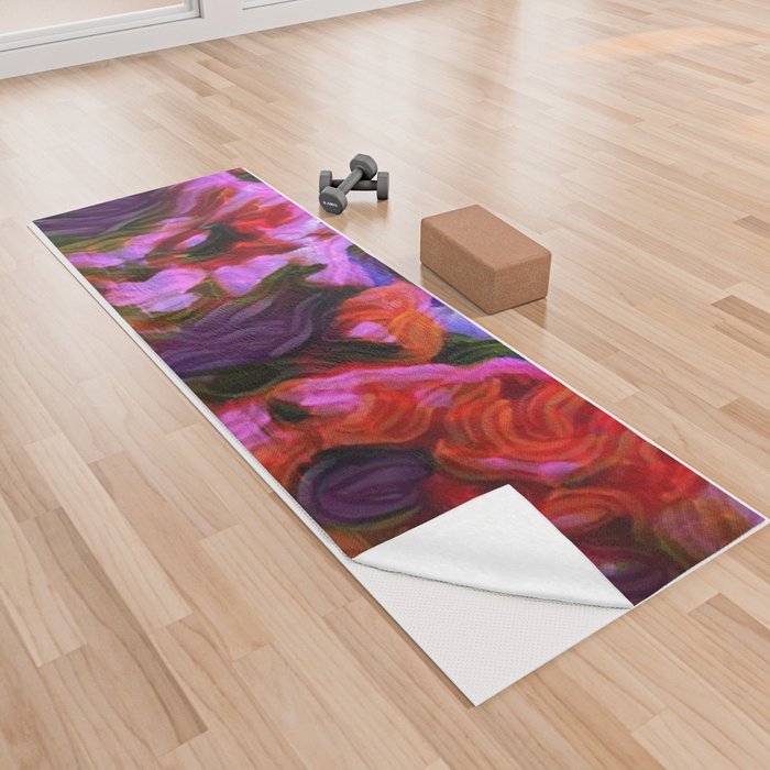 Touched by the moonlight Yoga Towel