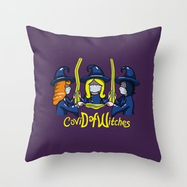 Coven of Witches Throw Pillow