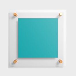 True Teal Floating Acrylic Print