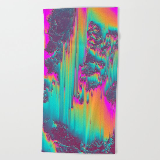 THERE'S NO LIE IN HER FIRE Beach Towel
