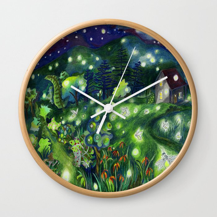Firefly Cosmos Wall Clock