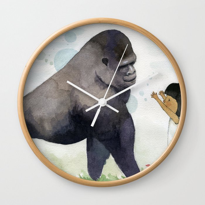 Hug me , Mr. Gorilla Wall Clock