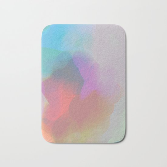 watercolor paint Bath Mat