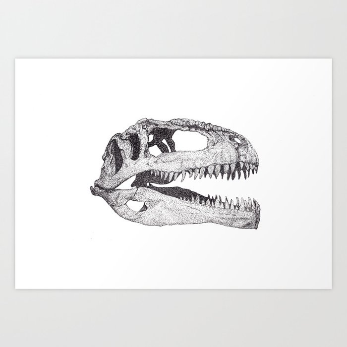 The Anatomy of a Dinosaur II - Jurassic Park Art Print by ...