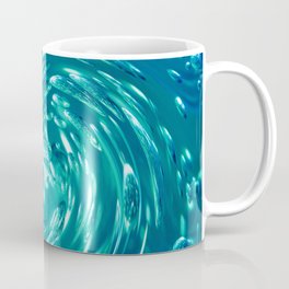 Water Strudel blue green Mug