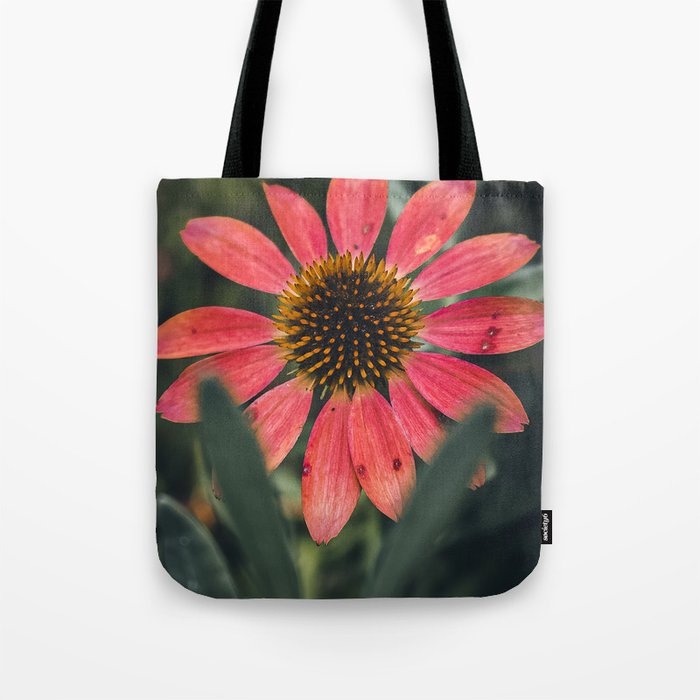 Red Coneflower Tote Bag