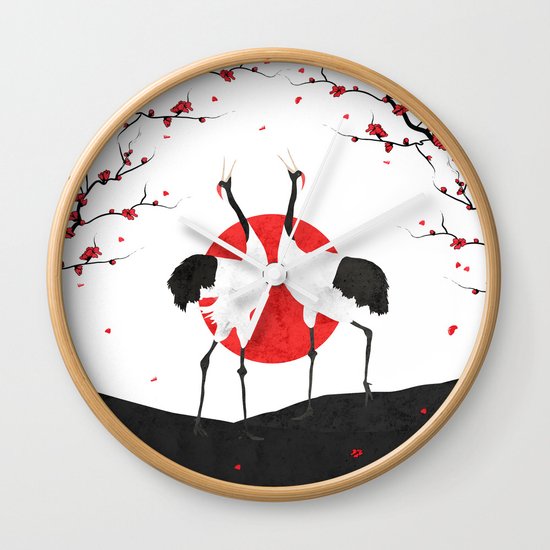 Love's Dance - Spring Version Wall Clock