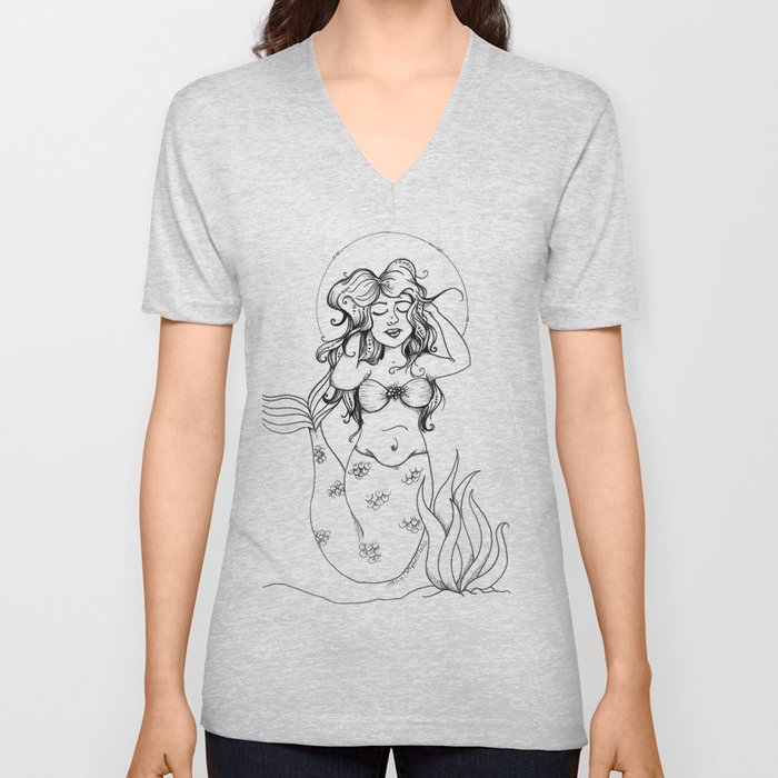 Mermaid III V Neck T Shirt