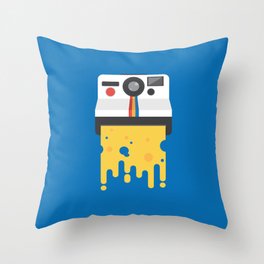 Say Cheese Throw Pillow