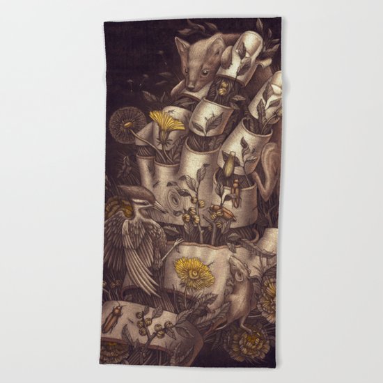 Disperse Beach Towel