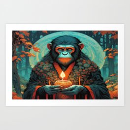Master Ape No.1 Art Print