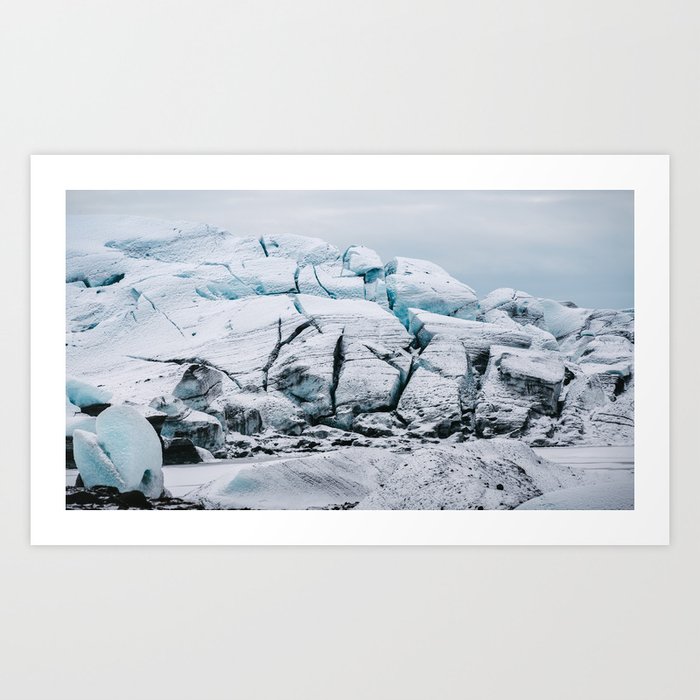 Glacial World of Iceland - Landscape Photography Art Print