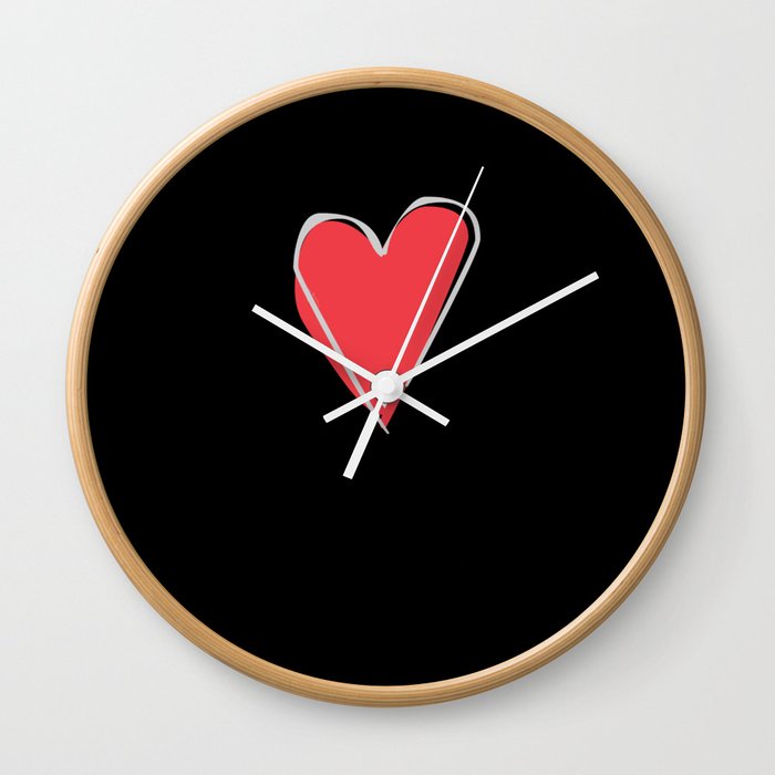 Heart Wall Clock