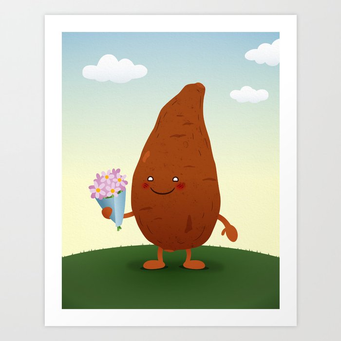 Sweet Potato Art Print