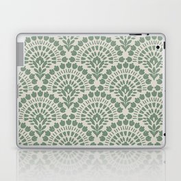 Art Deco Sage Green Boho Laptop Skin