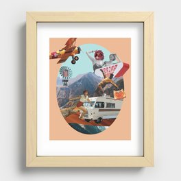 Roadtrip to nowhere Recessed Framed Print