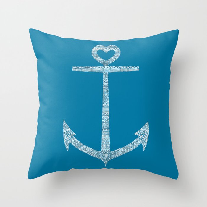 Love is the anchor Throw Pillow