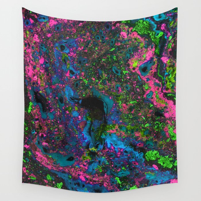 Raver (Alcohol Inks Series 05) Wall Tapestry