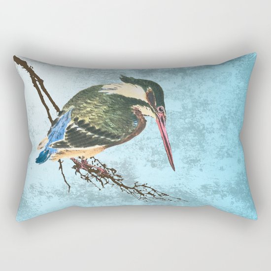 Watching the river Rectangular Pillow