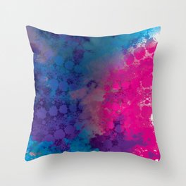 Color Texture II Throw Pillow