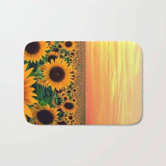 Sunflower Bath Mat