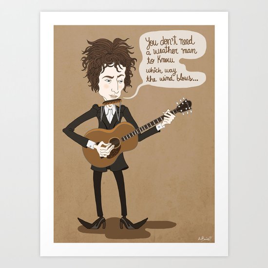 Dylan Art Print