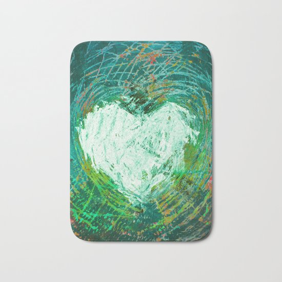 Heart Bath Mat