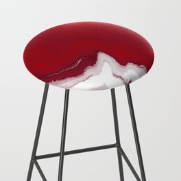 Red Jasper acrylic pouring Bar Stool