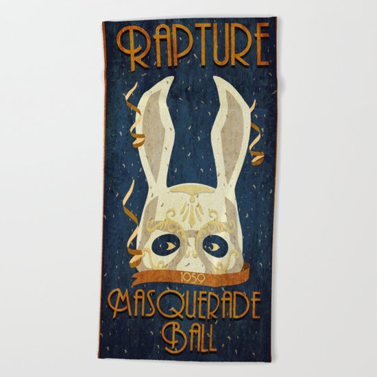 Rapture Masquerade Ball 1959 Beach Towel