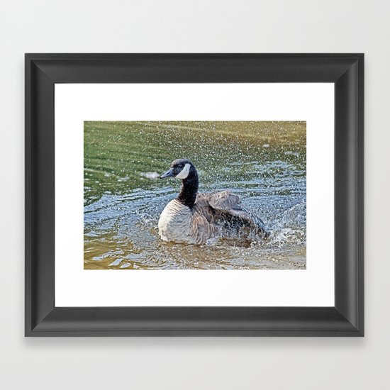 Splashing Time Framed Art Print