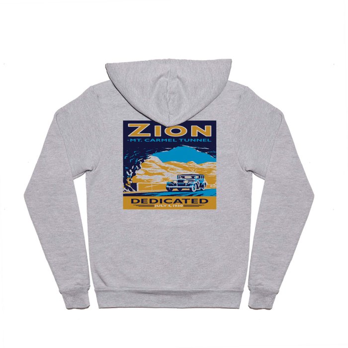 Vintage poster - Zion National Park Hoody