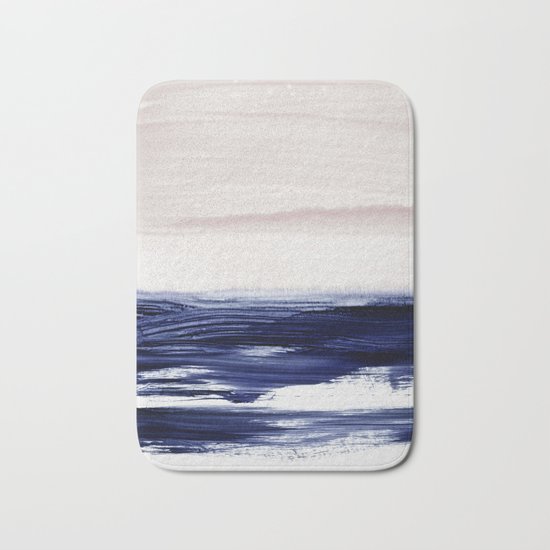 blue sea Bath Mat