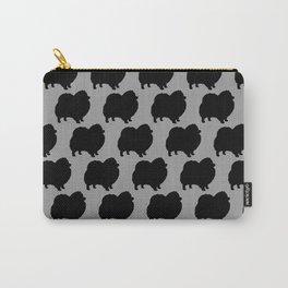 Black Pomeranian Silhouette Carry-All Pouch