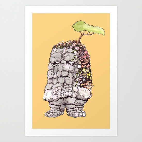 it's growing on me Art Print