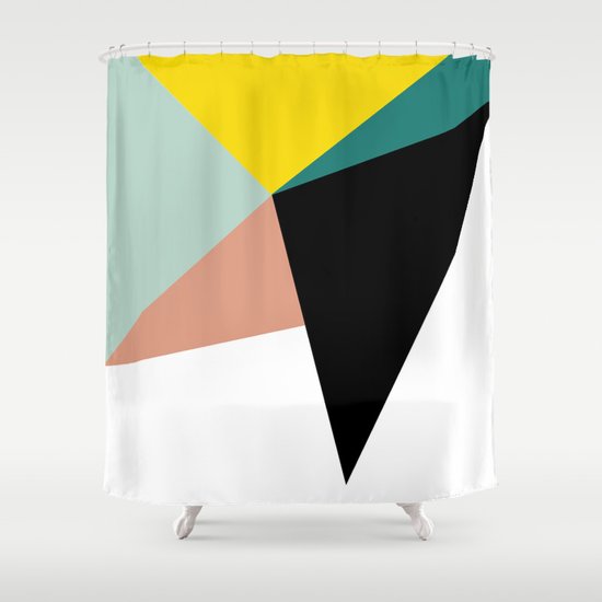 Falling Shower Curtain
