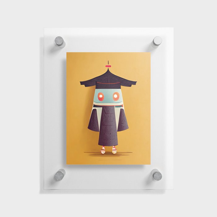 Kimono Bot Floating Acrylic Print
