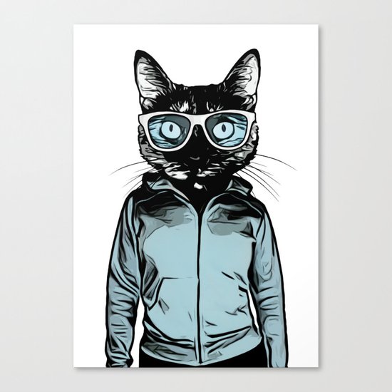 Cool Cat Canvas Print