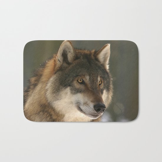 Lone Wolf Bath Mat
